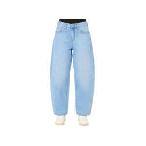 BLEU Jeans Women’s Size 6 Barrel Leg Stretch Light Wash Blue Denim